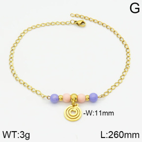 Stainless Steel Anklets  2A9000243vbmb-350