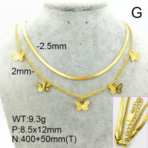 Stainless Steel Necklace  7N2000240ahjb-669
