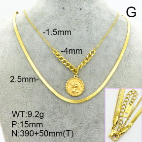 Stainless Steel Necklace  7N2000241bhva-669