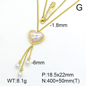 Stainless Steel Necklace  7N3000088bhva-669