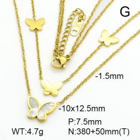 Stainless Steel Necklace  7N4000175vhha-669