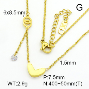 Stainless Steel Necklace  7N4000176vbnl-669