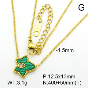 Stainless Steel Necklace  7N4000179bbov-669
