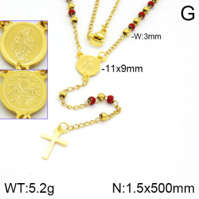 Stainless Steel Necklace  2N3000231bhva-476