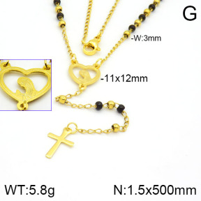 Stainless Steel Necklace  2N3000233bhva-476