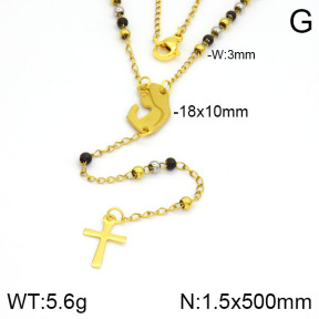 Stainless Steel Necklace  2N3000240bhva-476