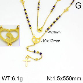 Stainless Steel Necklace  2N3000296vhha-476