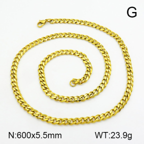 Stainless Steel Necklace  7N2000281vbmb-368