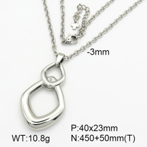 Stainless Steel Necklace  7N2000299vbmb-368