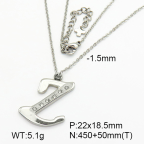 Stainless Steel Necklace  7N4000186ablb-368