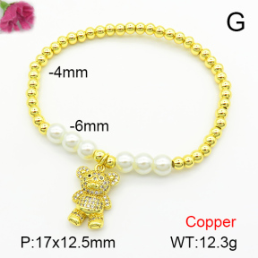 Fashion Copper Bracelet  F7B400629bbml-L024