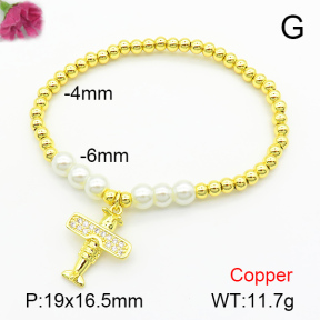 Fashion Copper Bracelet  F7B400639ablb-L024