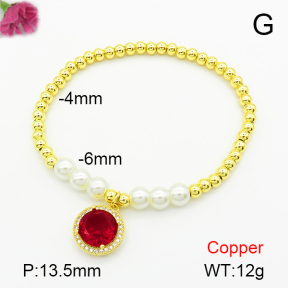 Fashion Copper Bracelet  F7B400641bbml-L024