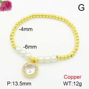 Fashion Copper Bracelet  F7B400643bbml-L024