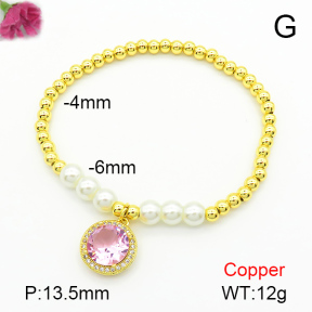 Fashion Copper Bracelet  F7B400644bbml-L024