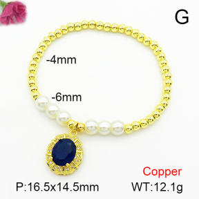 Fashion Copper Bracelet  F7B400660bbml-L024