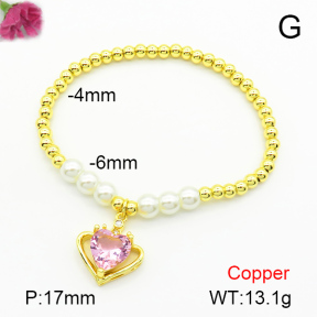 Fashion Copper Bracelet  F7B400664bbml-L024