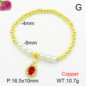 Fashion Copper Bracelet  F7B400669bbml-L024