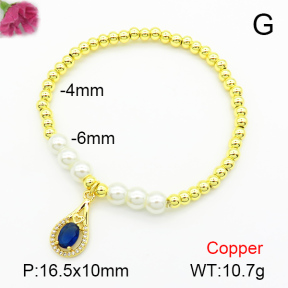 Fashion Copper Bracelet  F7B400670bbml-L024