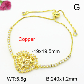 Fashion Copper Bracelet  F7B400685bbml-L024