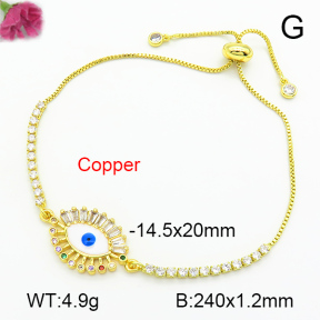 Fashion Copper Bracelet  F7B400695bbml-L024