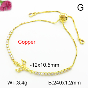 Fashion Copper Bracelet  F7B400713ablb-L024