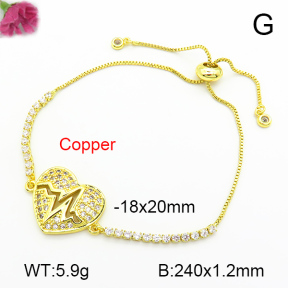 Fashion Copper Bracelet  F7B400718bbml-L024