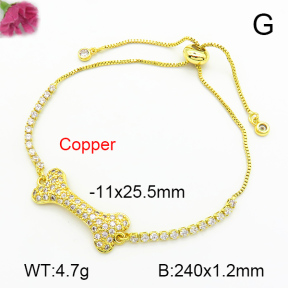 Fashion Copper Bracelet  F7B400721bbml-L024