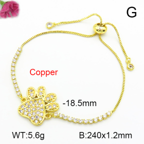 Fashion Copper Bracelet  F7B400723bbml-L024