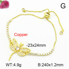 Fashion Copper Bracelet  F7B400724bbml-L024