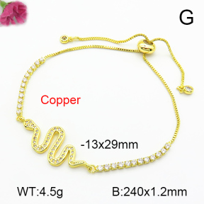 Fashion Copper Bracelet  F7B400726bbml-L024