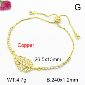 Fashion Copper Bracelet  F7B400727bbml-L024