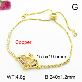 Fashion Copper Bracelet  F7B400730bbml-L024