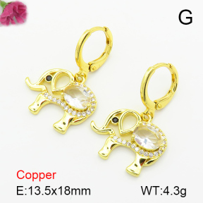 Fashion Copper Earrings  F7E400354vbnl-L024
