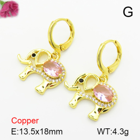 Fashion Copper Earrings  F7E400357vbnl-L024