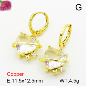 Fashion Copper Earrings  F7E400384bbml-L024