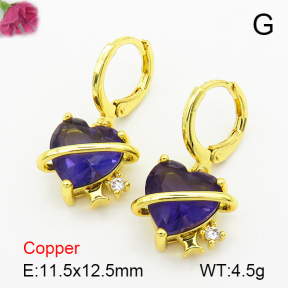 Fashion Copper Earrings  F7E400386bbml-L024