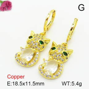 Fashion Copper Earrings  F7E400393vbnl-L024