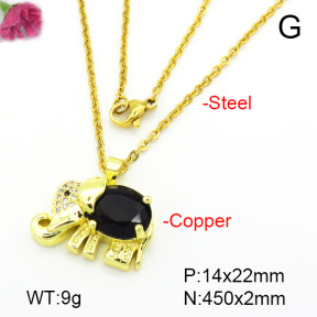 Fashion Copper Necklace  F7N401055aajl-L024