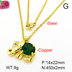 Fashion Copper Necklace  F7N401057aajl-L024