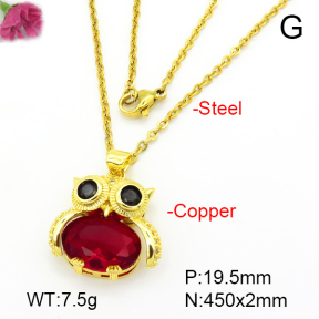 Fashion Copper Necklace  F7N401060baka-L024