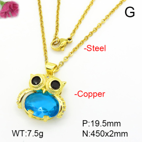 Fashion Copper Necklace  F7N401061baka-L024