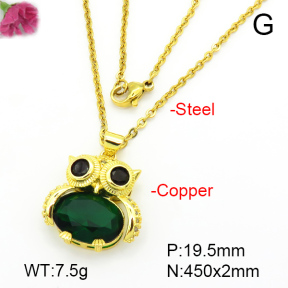Fashion Copper Necklace  F7N401062baka-L024