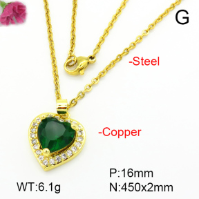 Fashion Copper Necklace  F7N401063aajl-L024