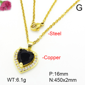 Fashion Copper Necklace  F7N401065aajl-L024