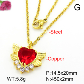 Fashion Copper Necklace  F7N401068aajl-L024