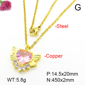 Fashion Copper Necklace  F7N401069aajl-L024
