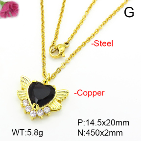 Fashion Copper Necklace  F7N401070aajl-L024