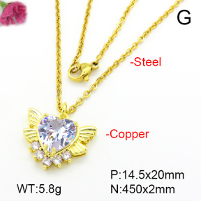 Fashion Copper Necklace  F7N401072aajl-L024