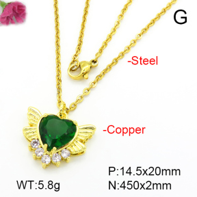 Fashion Copper Necklace  F7N401073aajl-L024